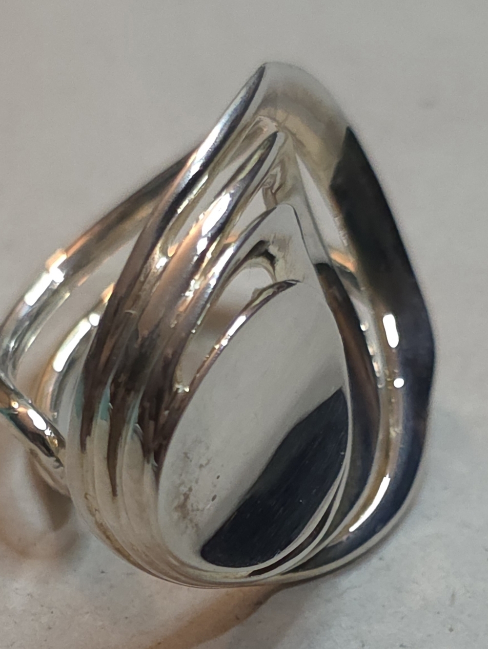 RLM STUDIOS ROBERT LEE MORRIS STERLING SILVER 925 DESIGNER RING ADJUSTABLE SIZE - Picture 5 of 7